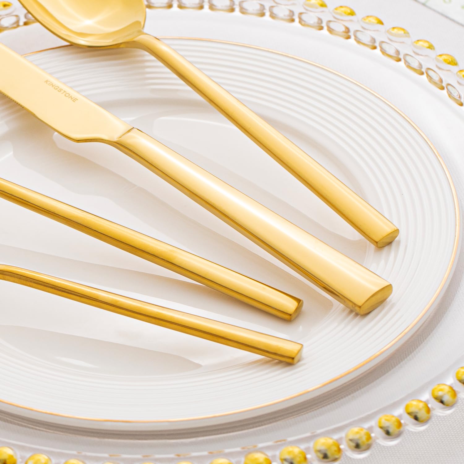 KINGSTONE salad fork designed for comfortable grip and reliable service