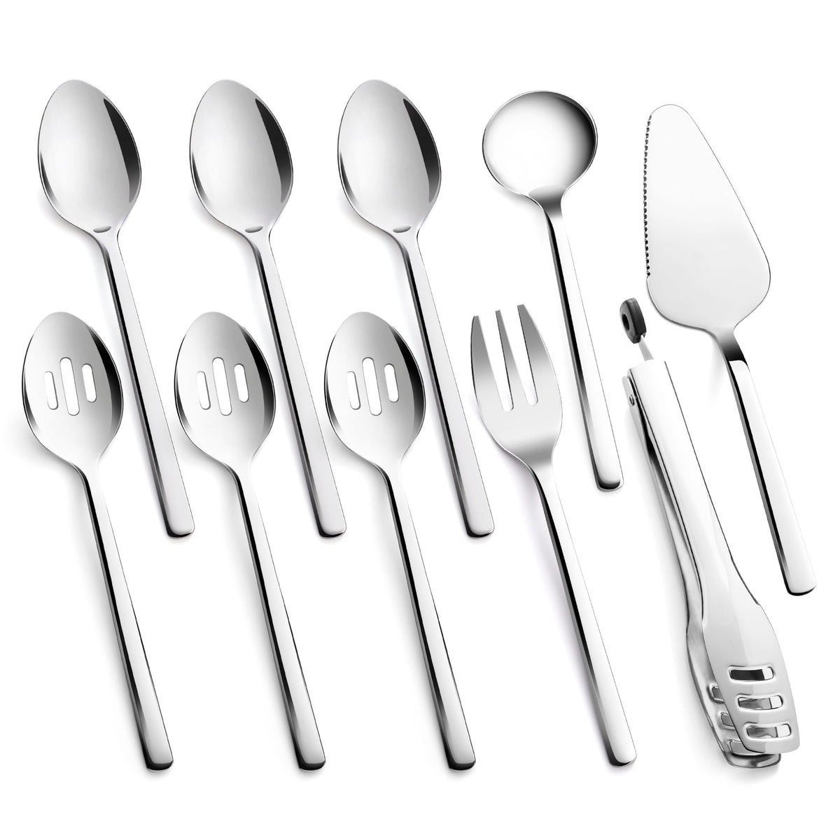 Kingstone large hostess serving utensils set – overview photo, durable stainless steel