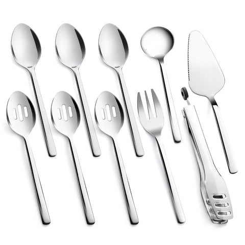 Kingstone large hostess serving utensils set – overview photo, durable stainless steel