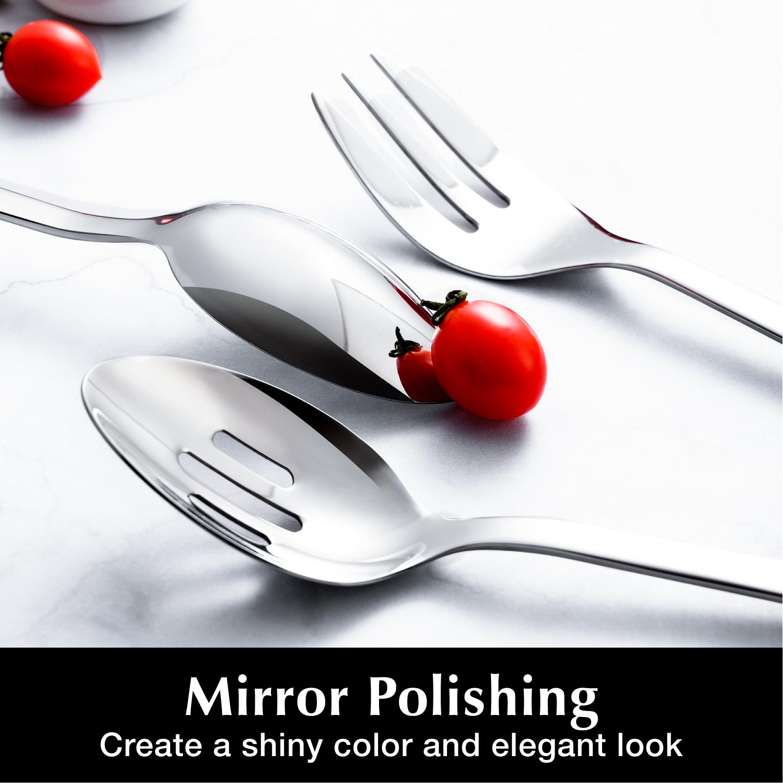Kingstone mirror-polished finish with smooth edges for safe daily dining