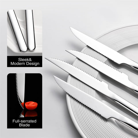 KINGSTONE mirror-polished blades shine on every tabletop.