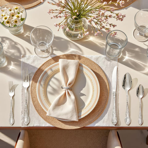 KINGSTONE packaging for home and event tableware presentation.