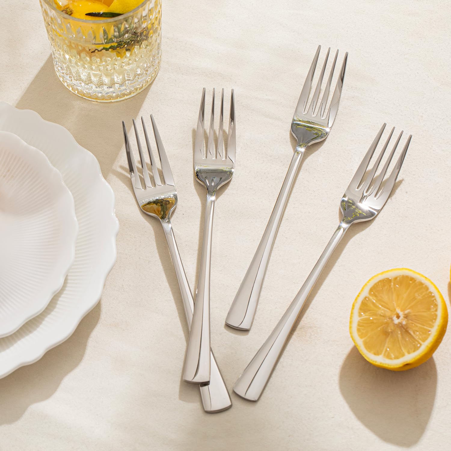 Kingstone restaurant-grade forks designed for durable daily use.