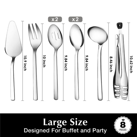 Kingstone serving tongs provide secure grip for buffet plating