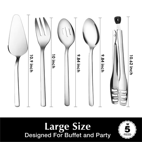 KINGSTONE serving tongs with comfortable weight for buffet service