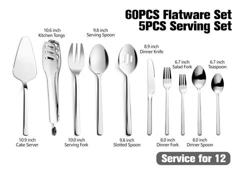 Kingstone serving utensils included; slotted and serving spoons for entertaining