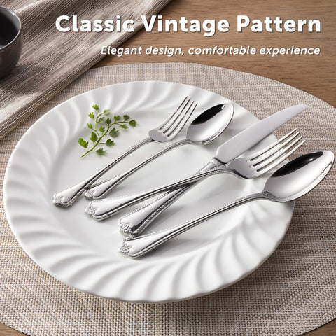 Kingstone dinner spoons with graceful curves and generous bowls