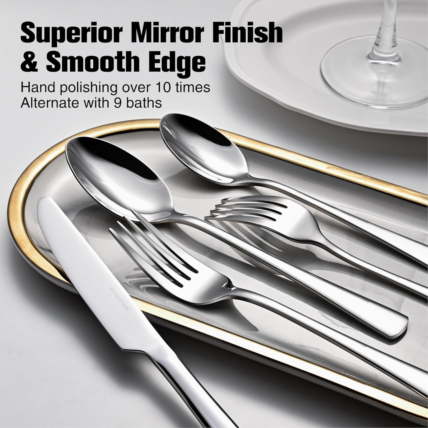 Kingstone teaspoons suitable for beverages and desserts