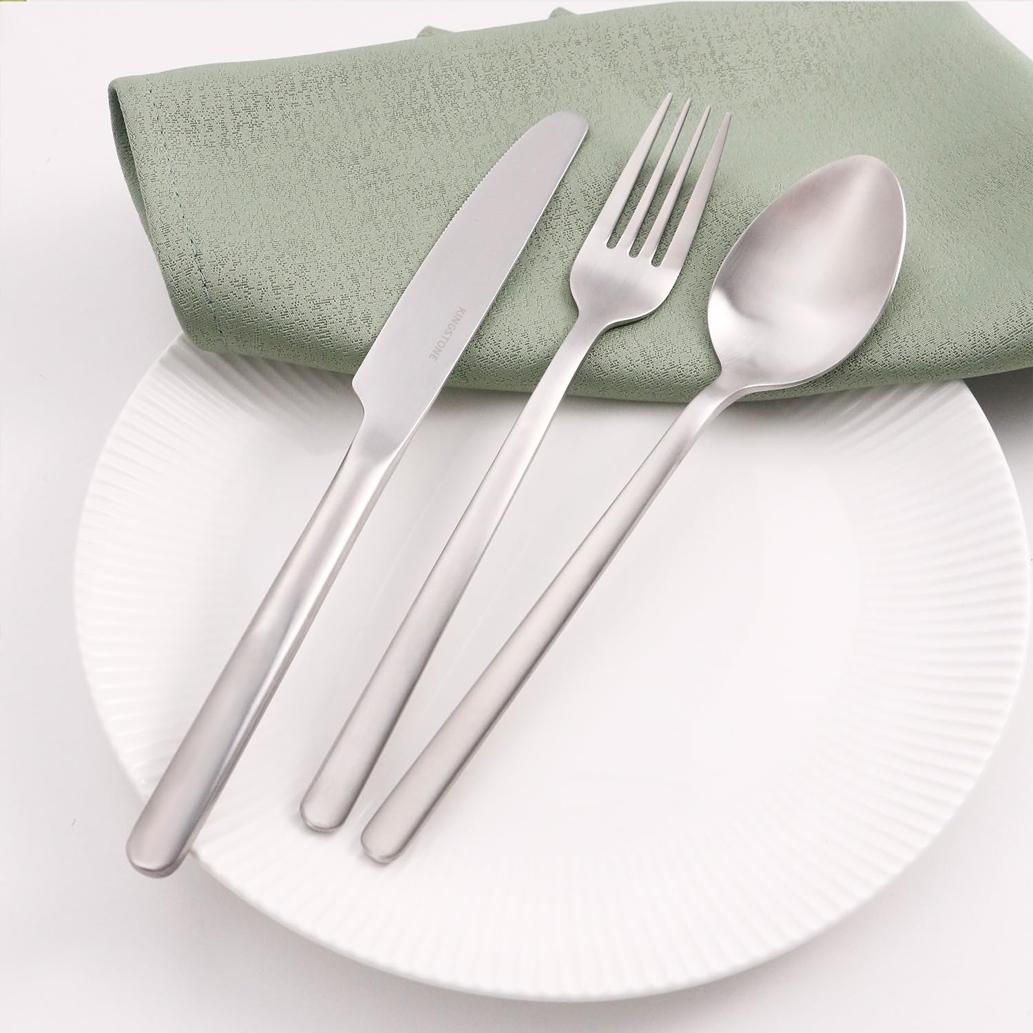 KingStone salad fork with refined balance ideal for salads and entrees