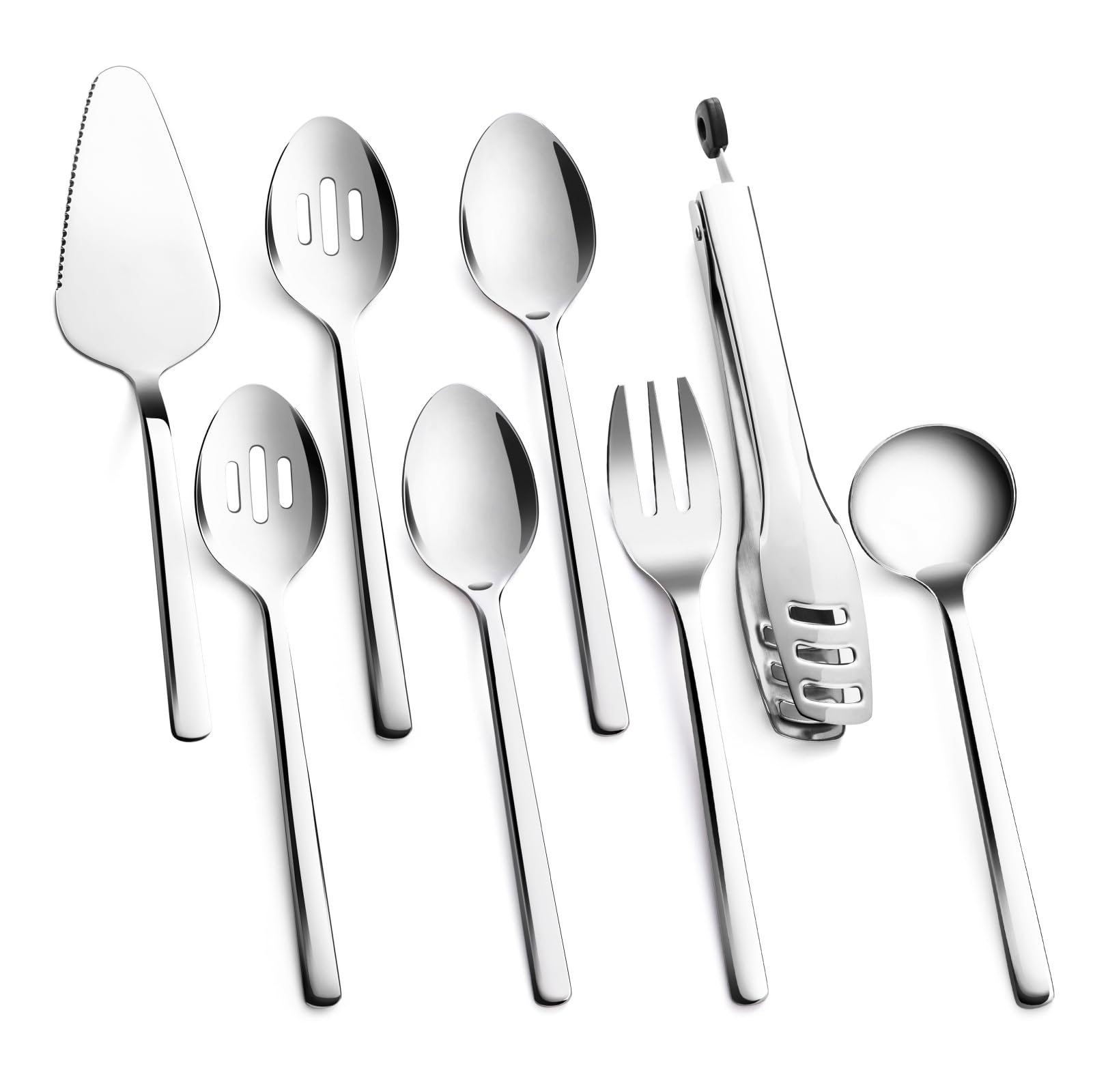 Kingstone slotted spoon for neat serving with corrosion-resistant 18/10 steel
