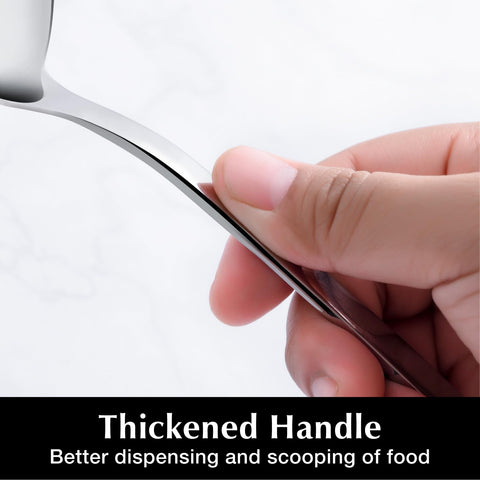 Kingstone 9.84 inch solid serving spoon – robust grip and weight