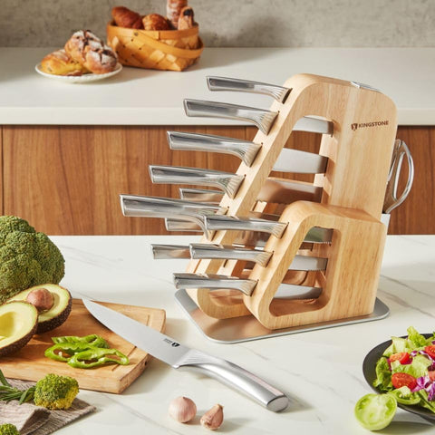 KINGSTONE blades offer precise edges for clean, controlled slicing.