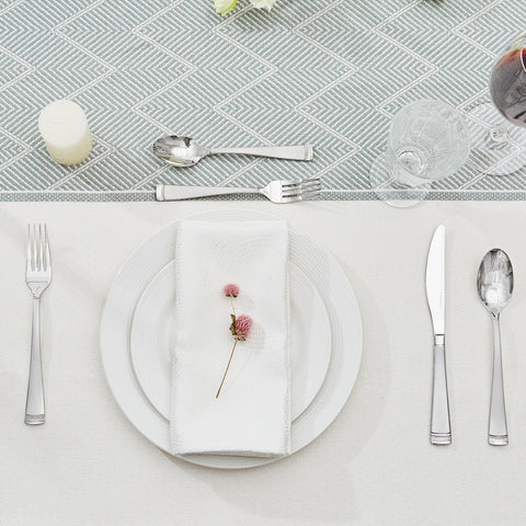 Kingstone dining-set arrangement on table showcases refined dinnerware style