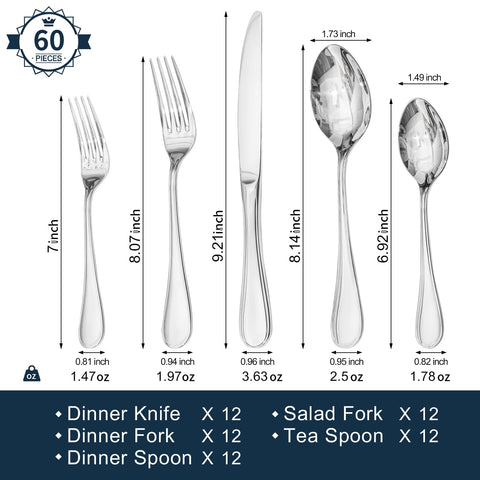 Kingstone teardrop dinner forks with ergonomic grip for comfort.
