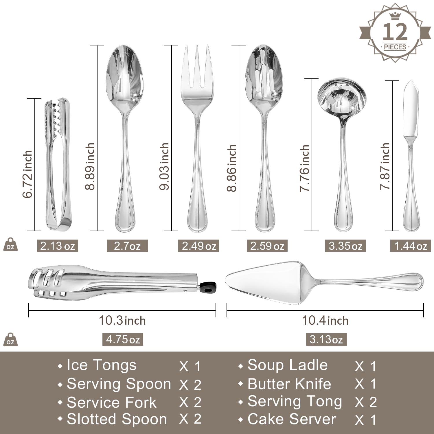 Kingstone teardrop serving tongs perfect for grabbing appetizers and salads