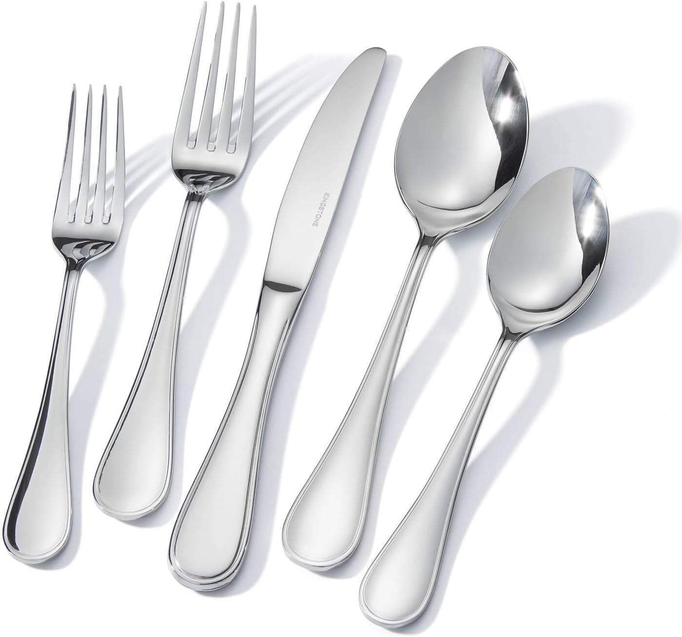 Kingstone teardrop teaspoons ideal for daily coffee rituals.