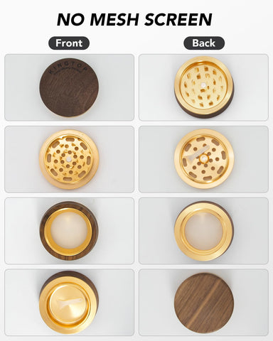 KINGTOP grinder handle shown in ergonomic design for comfortable grinding.
