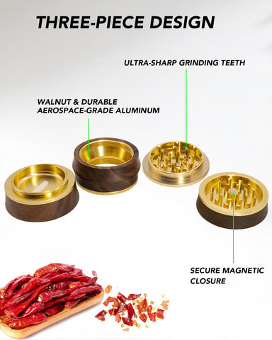KINGTOP precision gears visible for smooth, consistent grinding results.