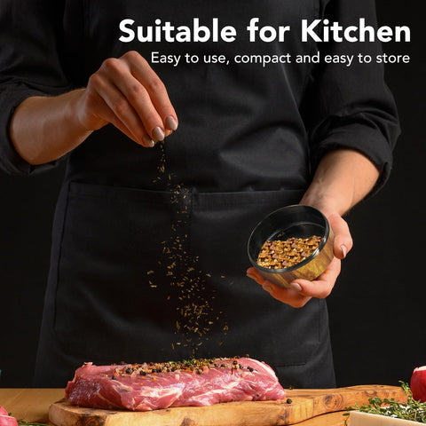KINGTOP wood grain brown finish adds rustic style to kitchen tasks