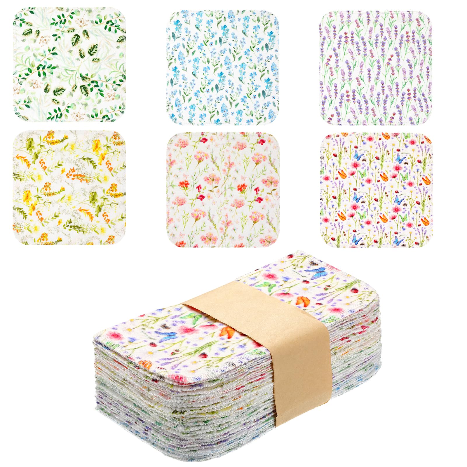 Kinlop floral pattern cloth napkins for festive tables and easy cleanup.
