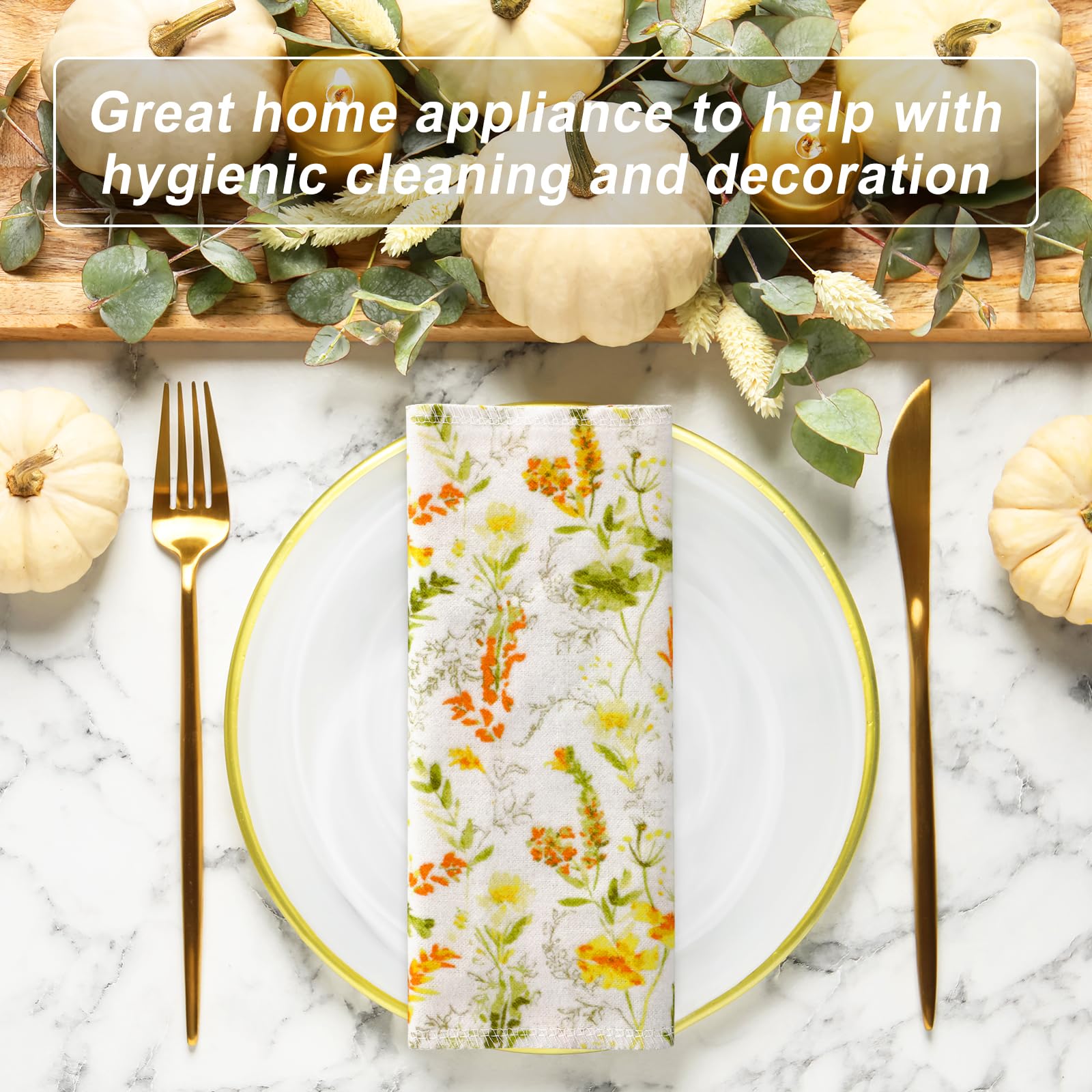 Kinlop napkins help wipe spills and keep tables tidy and inviting.