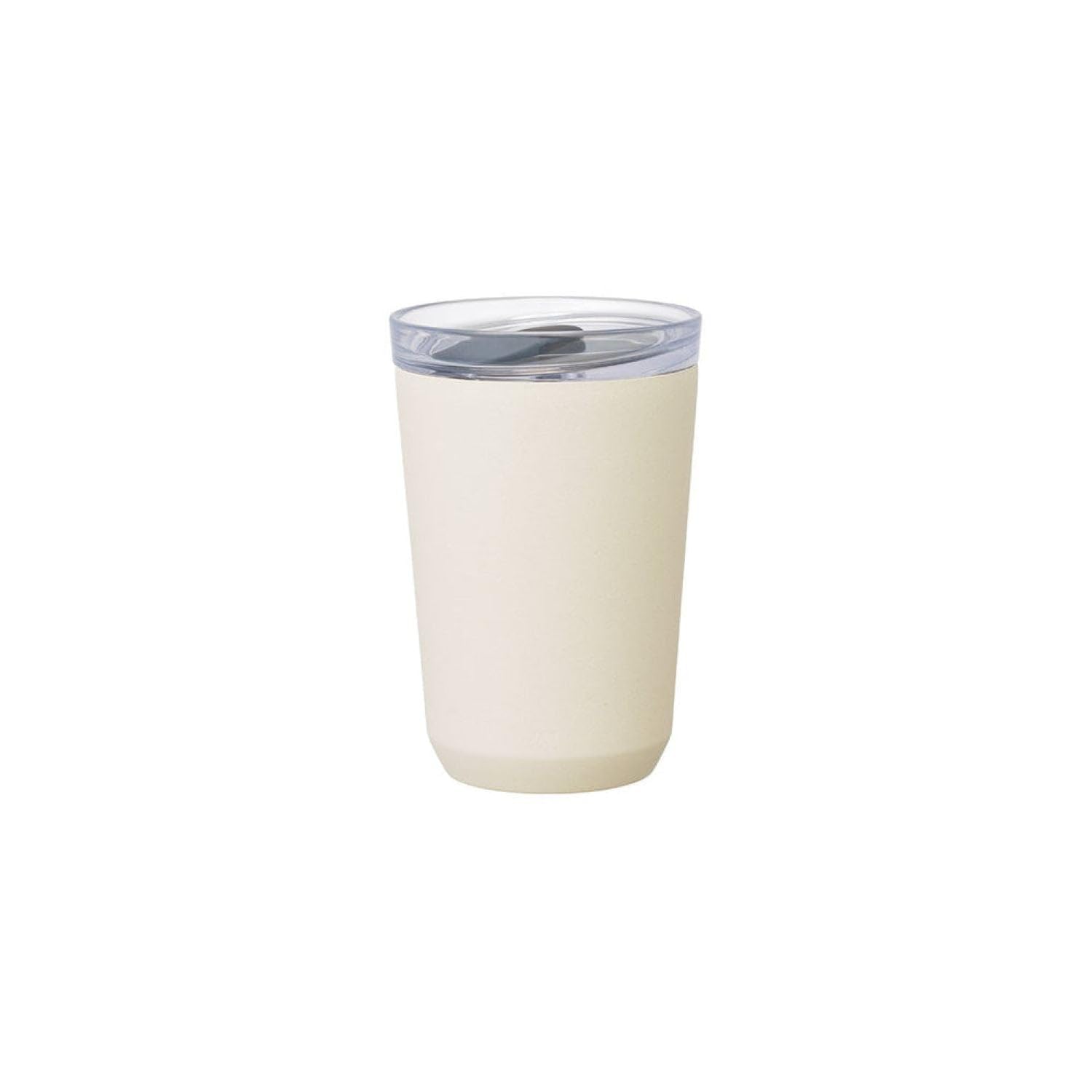 Kinto 20441 To-Go Tumbler in white keeps beverages hot or cold on the go