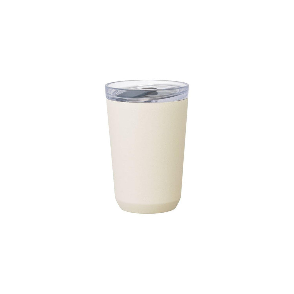 Kinto 20441 To-Go Tumbler in white keeps beverages hot or cold on the go