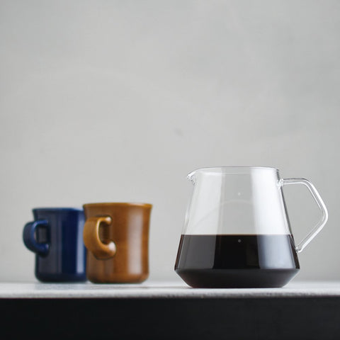 Kinto SCS-S02 side view shows graduated measurements for accurate pours