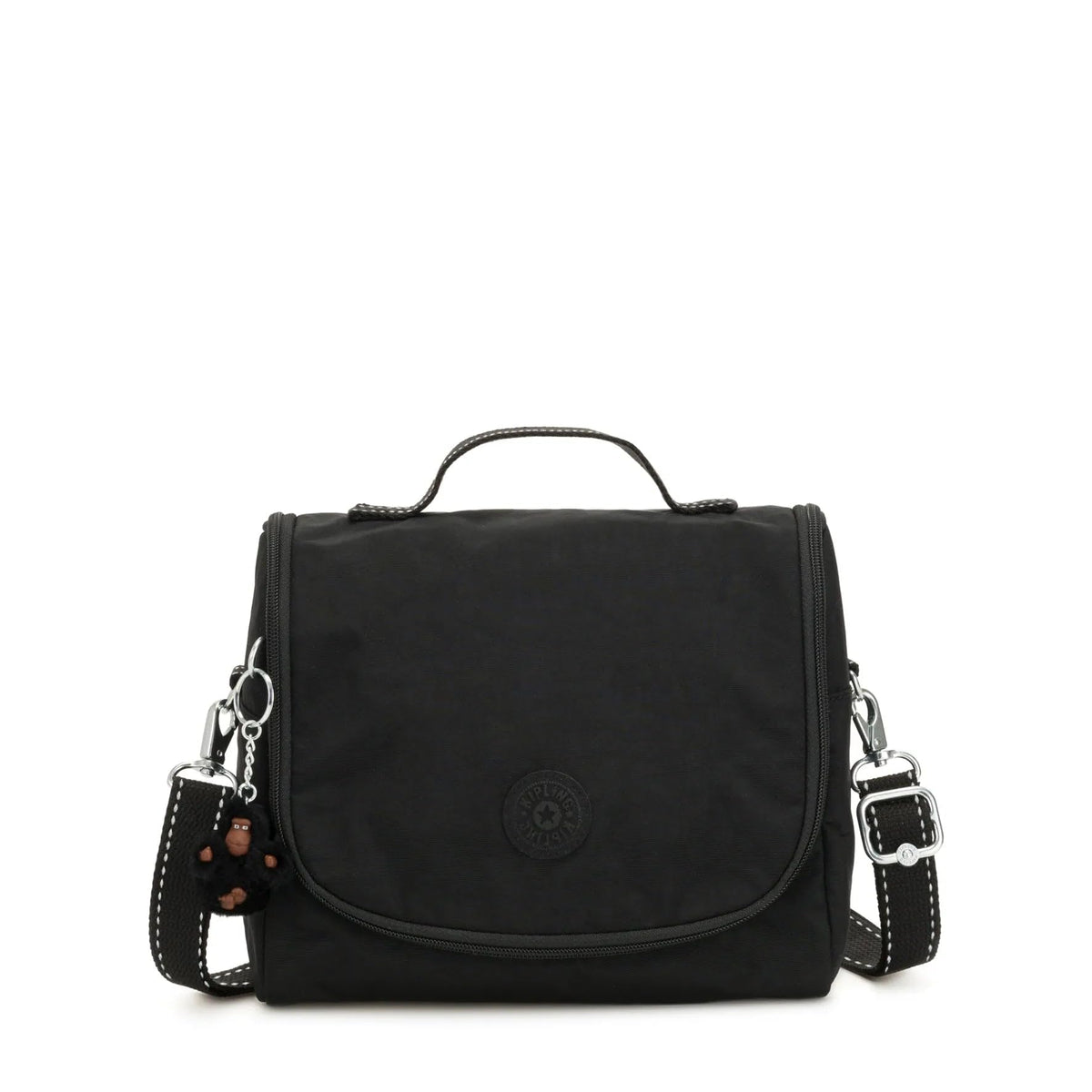 Kipling Kichirou lunch bag interior showing a roomy main compartment for meals on the go.