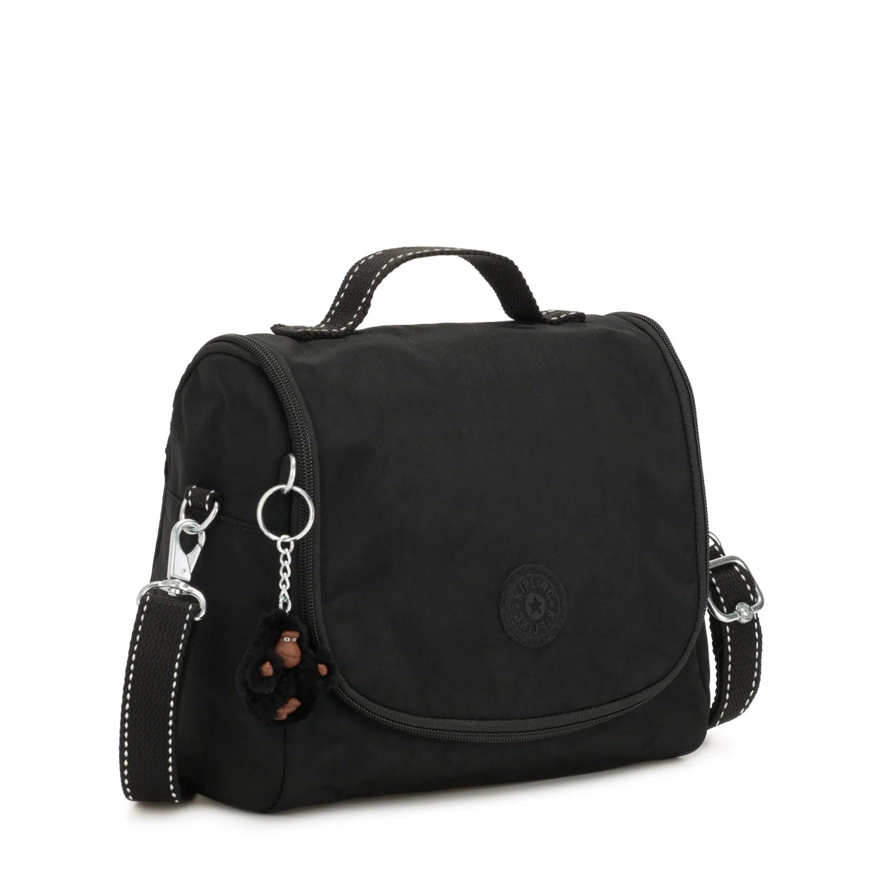 Kipling Kichirou lunch bag with trolley sleeve for easy travel alongside luggage.