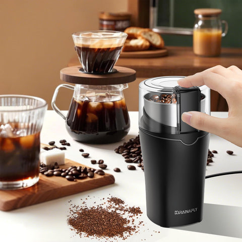 KIRAINAFLY spice grinder ideal for grinding coffee beans and spices.