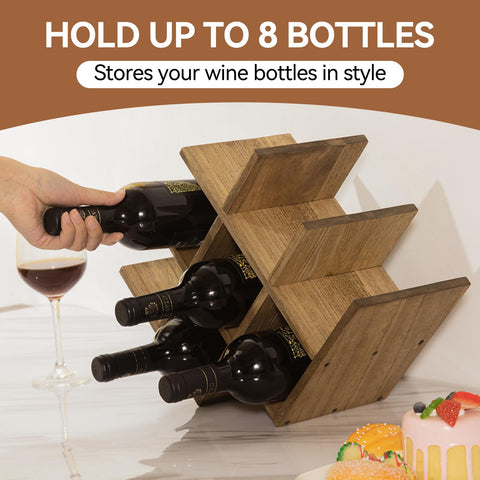 KIRIGEN stable countertop wine rack designed for daily use