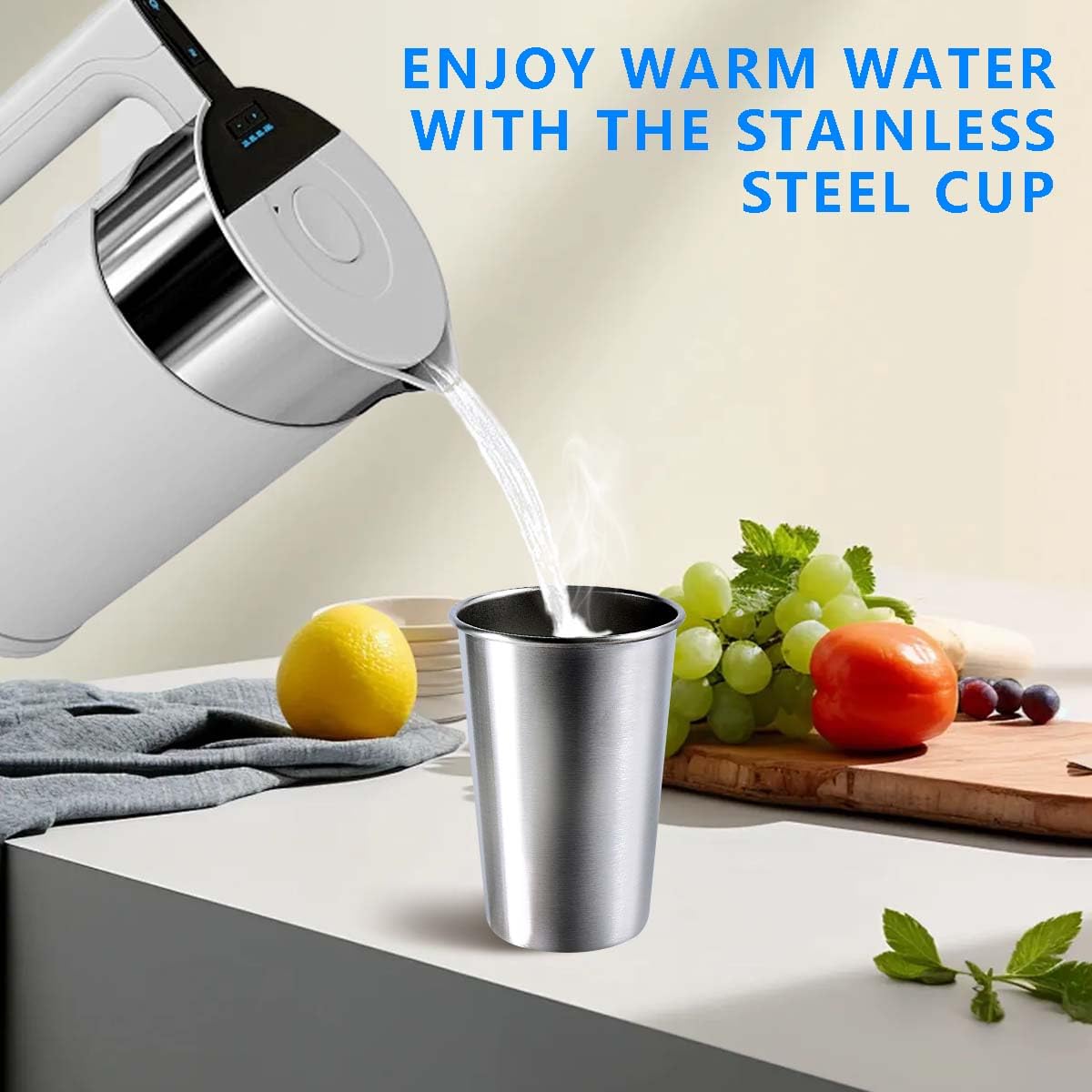 KISEER coffee, tea, or cold drinks fit perfectly with these versatile cups.