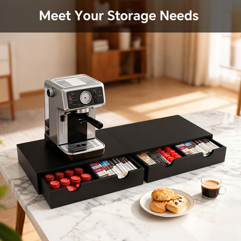 KISENG gift-ready coffee tea station appears practical and stylish