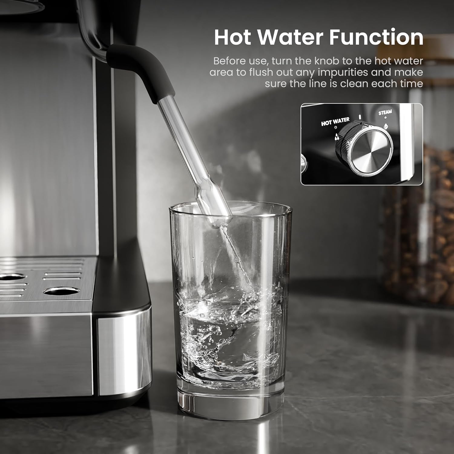 Pouring latte art with silky foam using the Kismile steam wand