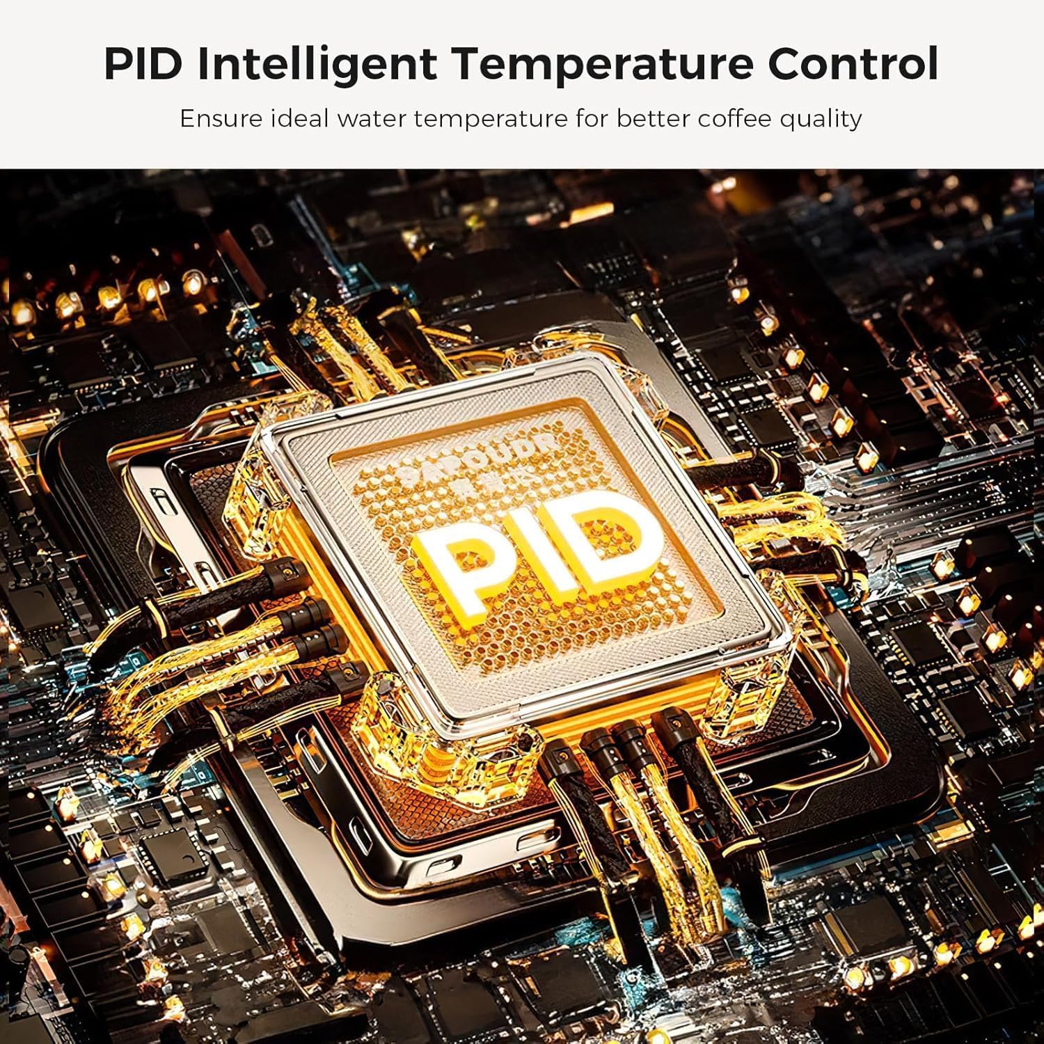 Kismile portafilter with precision filters supports versatile brew styles.