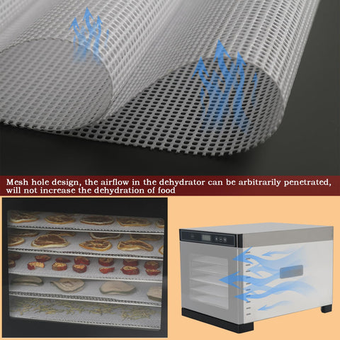 Kispog reusable dehydrator papers reducing kitchen waste.