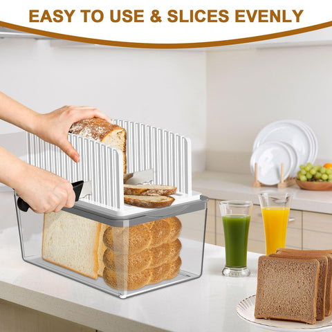 Kiss Core Bread Box lid with crumb tray for neat, fresh bread