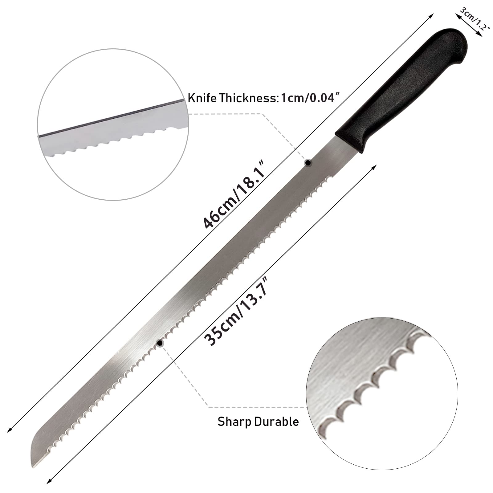 Kiss Core loaf slicing with 13.7-inch blade delivers uniform thickness.