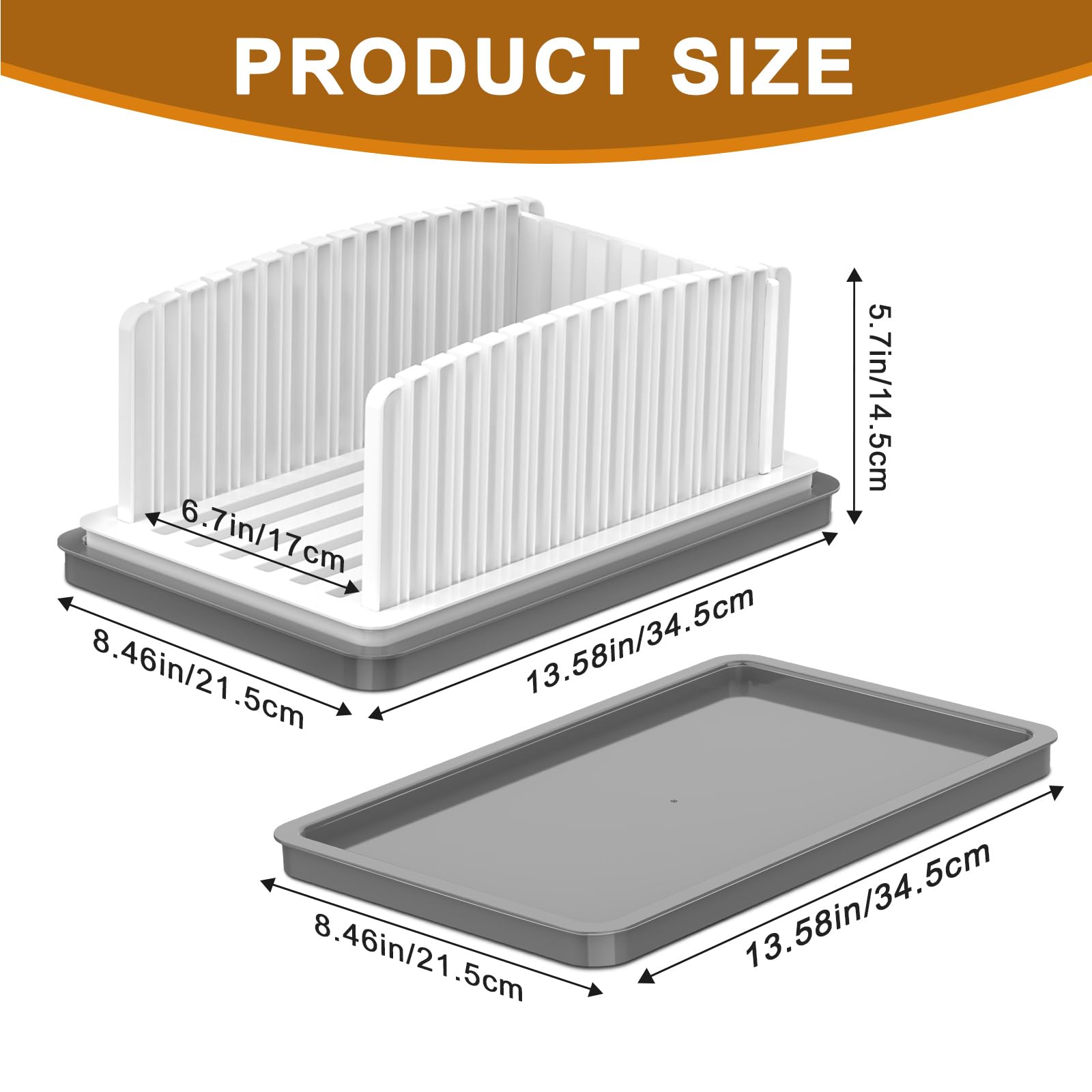 Kiss Core bread slicer compact-storage setup fits pantry shelves neatly.