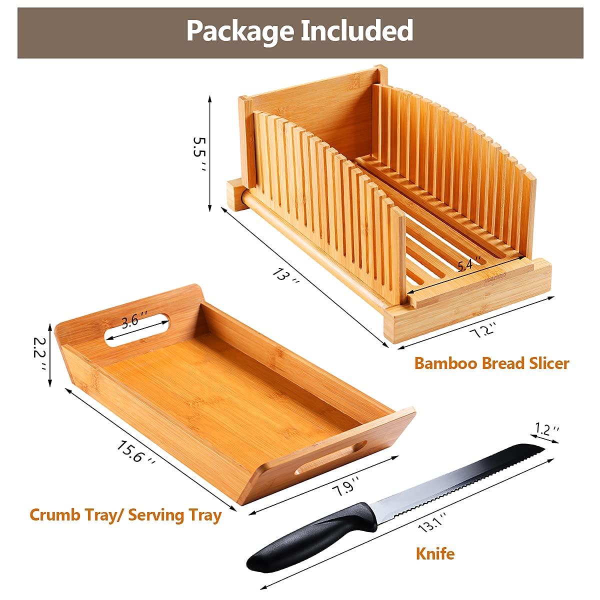 Kiss Core foldable bread slicer compactly folds for easy storage