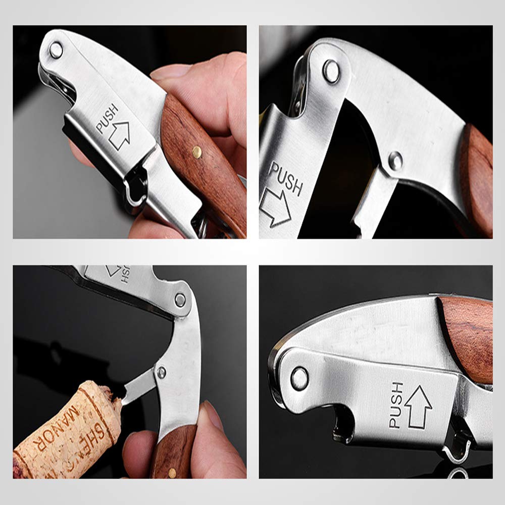 Kit-Home portable corkscrew folds compactly for travel