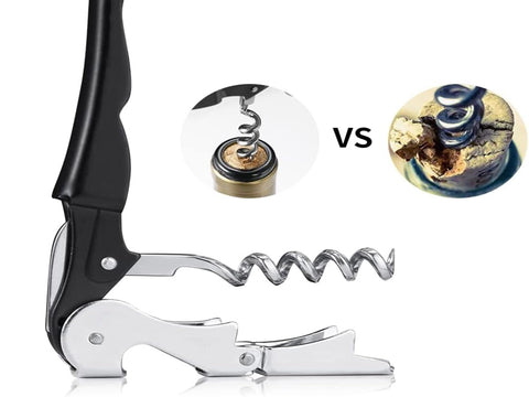 Kit-Home heavy-duty corkscrew with durable hinges built for frequent restaurant use