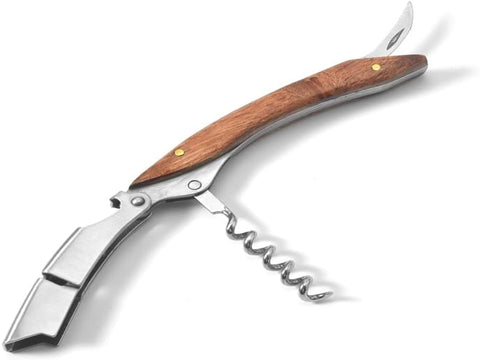 Three-pack of Kit-Home corkscrews arranged for bar and restaurant use.