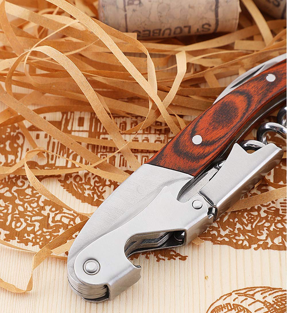 Kit-Home portable corkscrew ideal for camping, hiking, and travel.