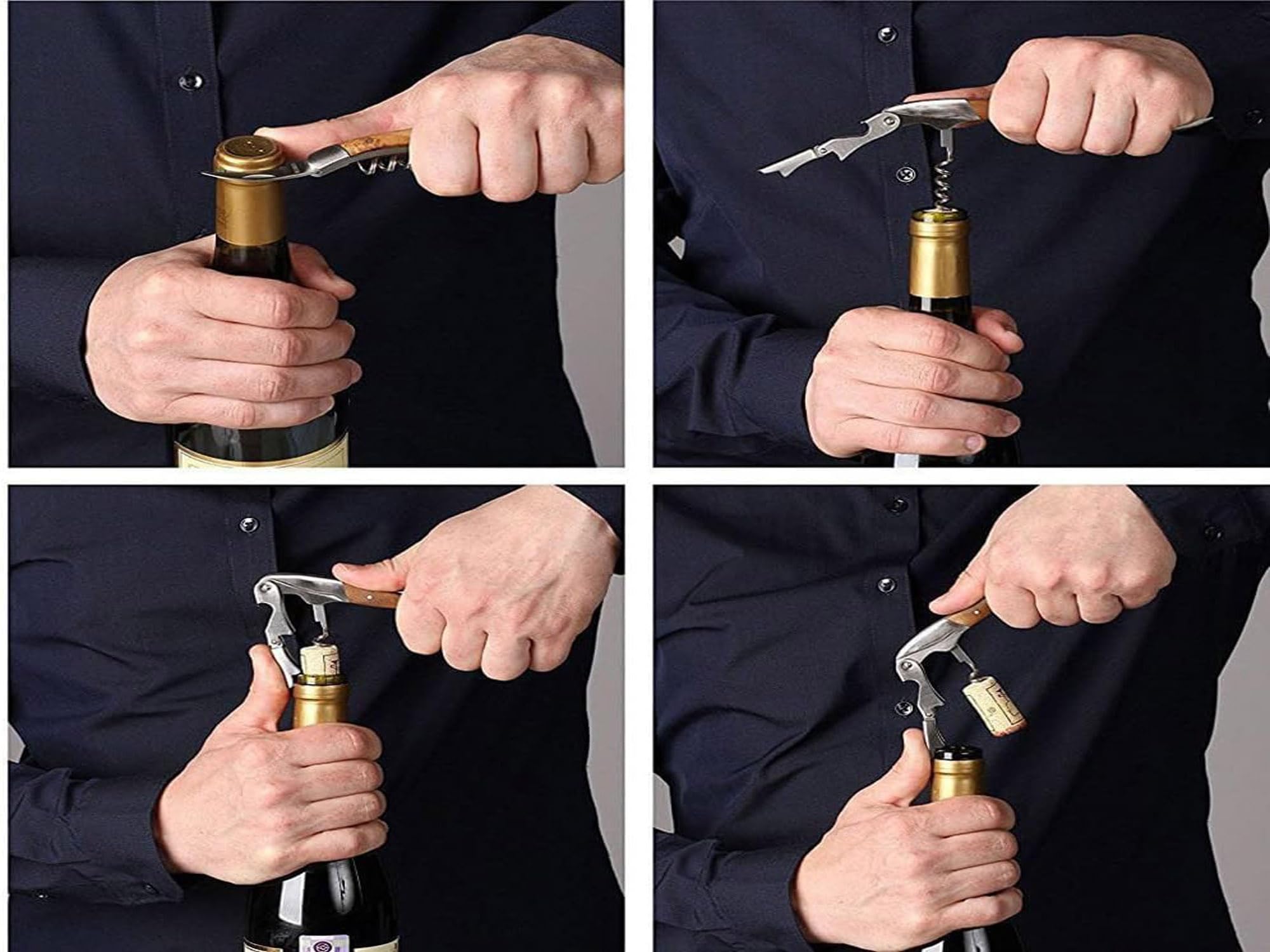 Kit-Home sommelier-grade tool for reliable wine service.