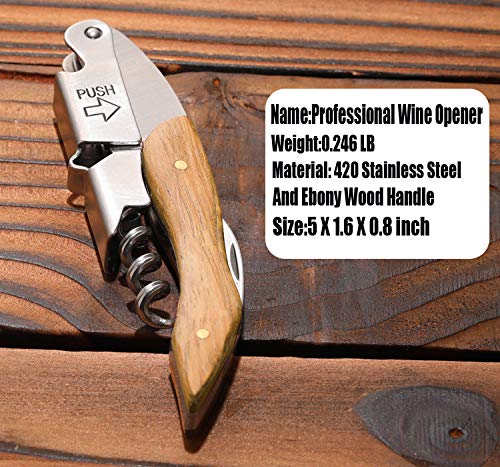 Kit-Home wine key with foil cutter and beer opener for professional service