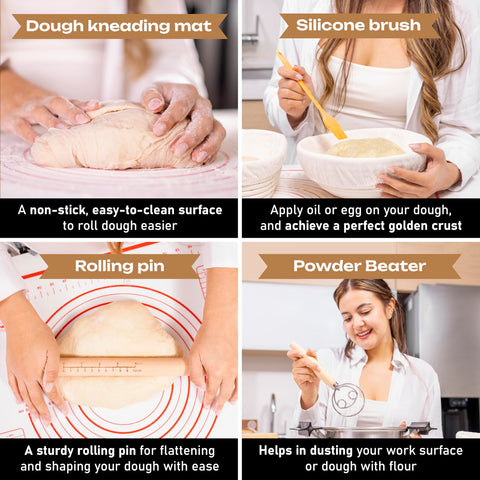 KITCHAD stainless steel knife for clean, precise dough scoring