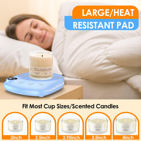 KitchekShop gift-ready blue warmer makes a thoughtful present for coffee lovers