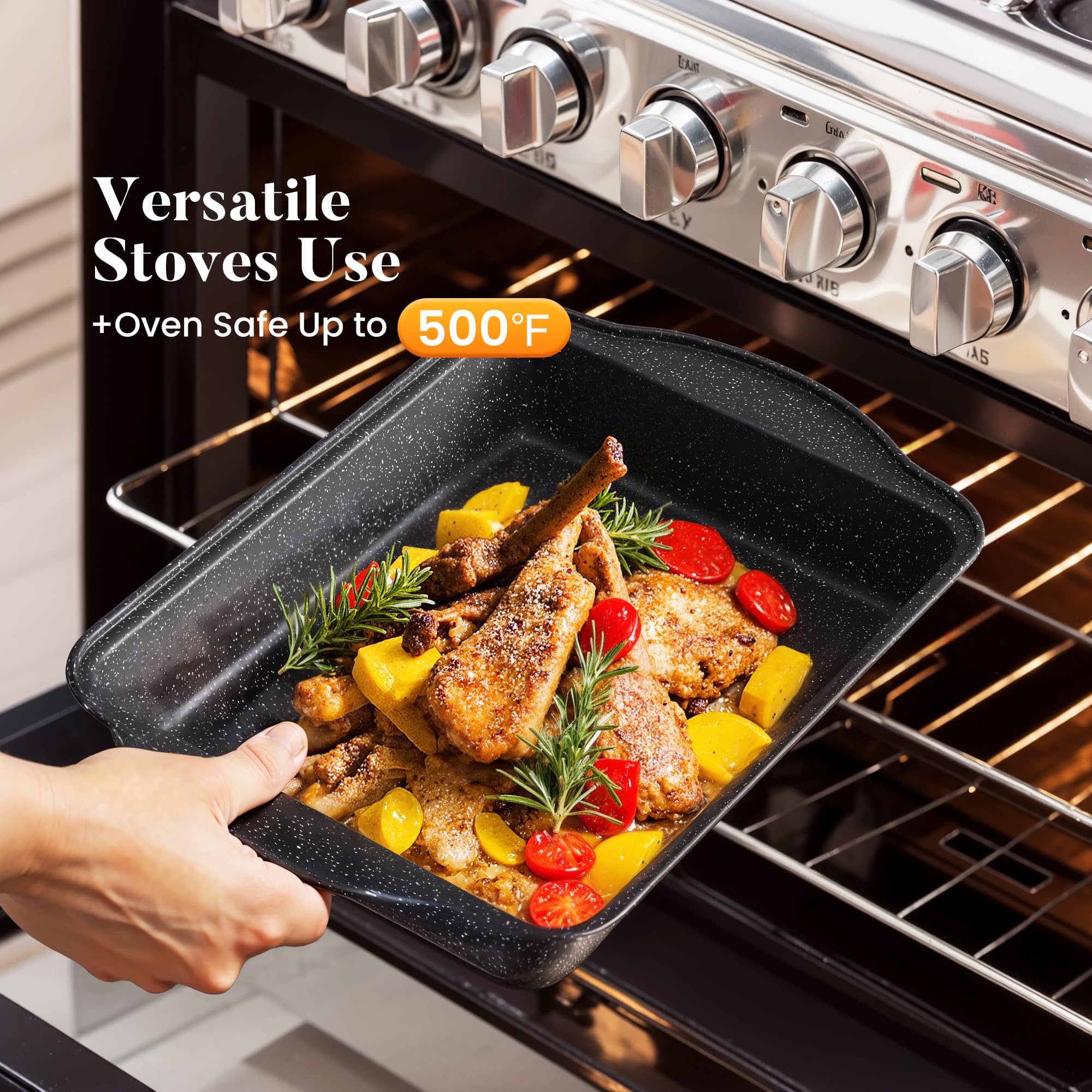 Kitchen Academy 11-inch fry pan ready for browning and searing